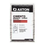 Cimento CPB-40 Branco Estrutural 15kg Axton
