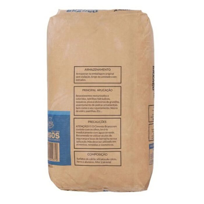Cimento Estrutural Branco 25Kg Argos - Imagem 2