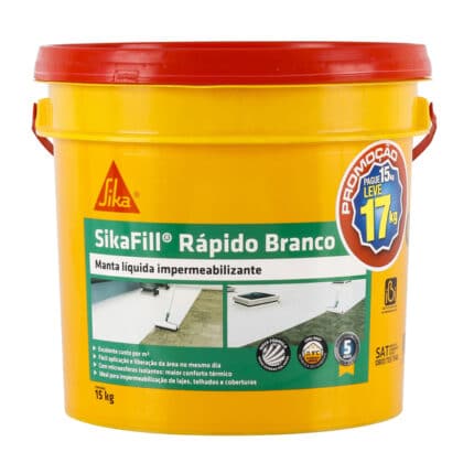 Manta Líquida Impermeabilizante Sika Sikafill Rápido Branco 17kg