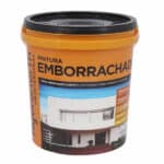 Tinta Impermeabilizante Emborrachada Branca Fosca 18L Hydronorth